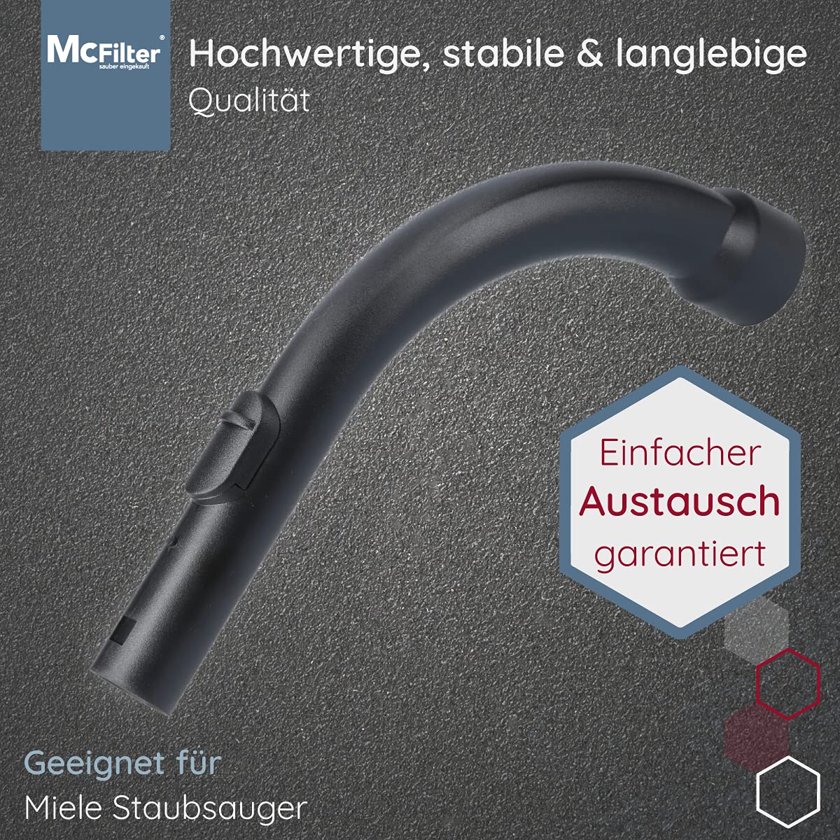 Manico Tubo Aspirapolvere McFilter Per Miele - Ø 35mm, Con Regolazione Aspirazione - Foto 2