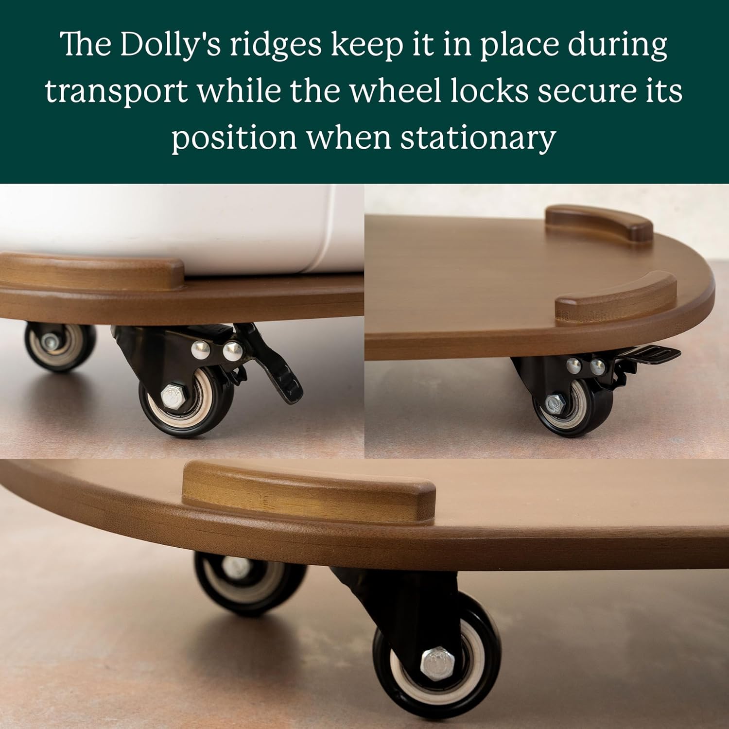 Gardyn Home Dolly - Mobile Rolling Cart for Hydroponics Growing System Kit & Indoor Garden Tower - Easily Move Your Hydroponic Systems While Protecting Your Floors from Water Drops, Scratches, & Marks