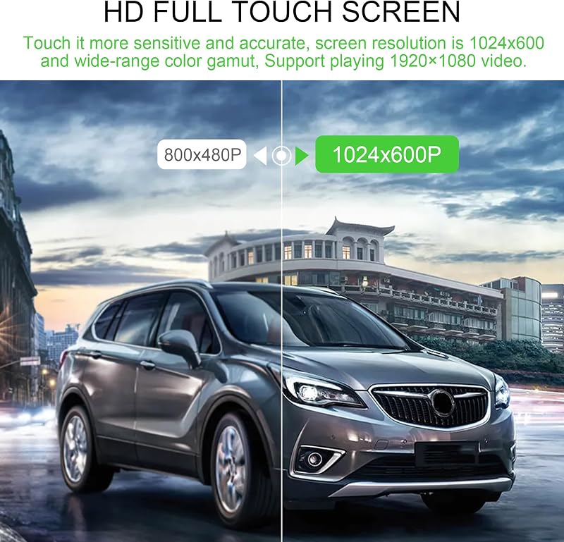 WSRADIOKITS Vezeték nélküli CarPlay Android autórádió 7" érintőképernyő, kamera, GPS, gyorstöltés