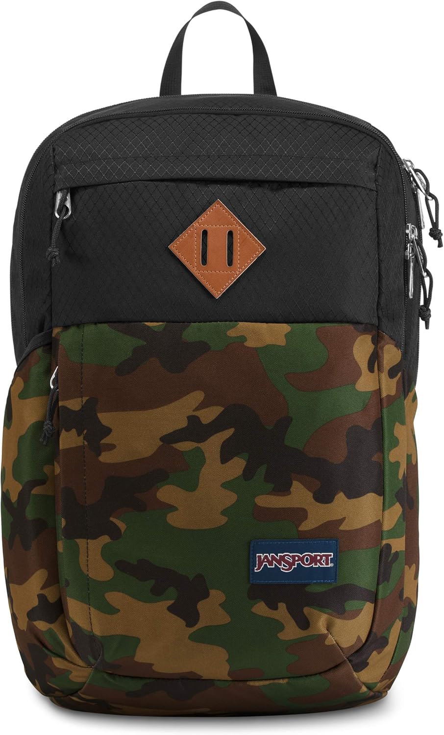 JanSport Fremont Backpack, Camo/Black Diamond Rip Electronics
