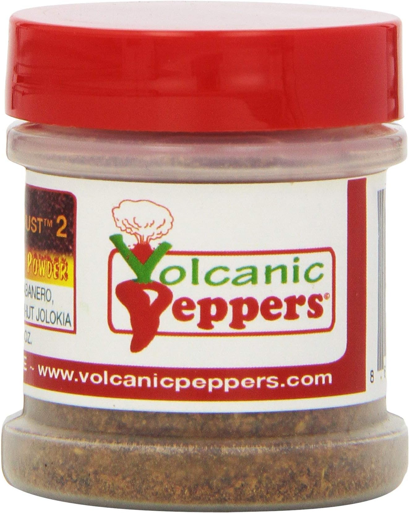 Volcano Dust 2 - Smoked Habanero, Bhut Jolokia (Ghost) and Cayenne Powder