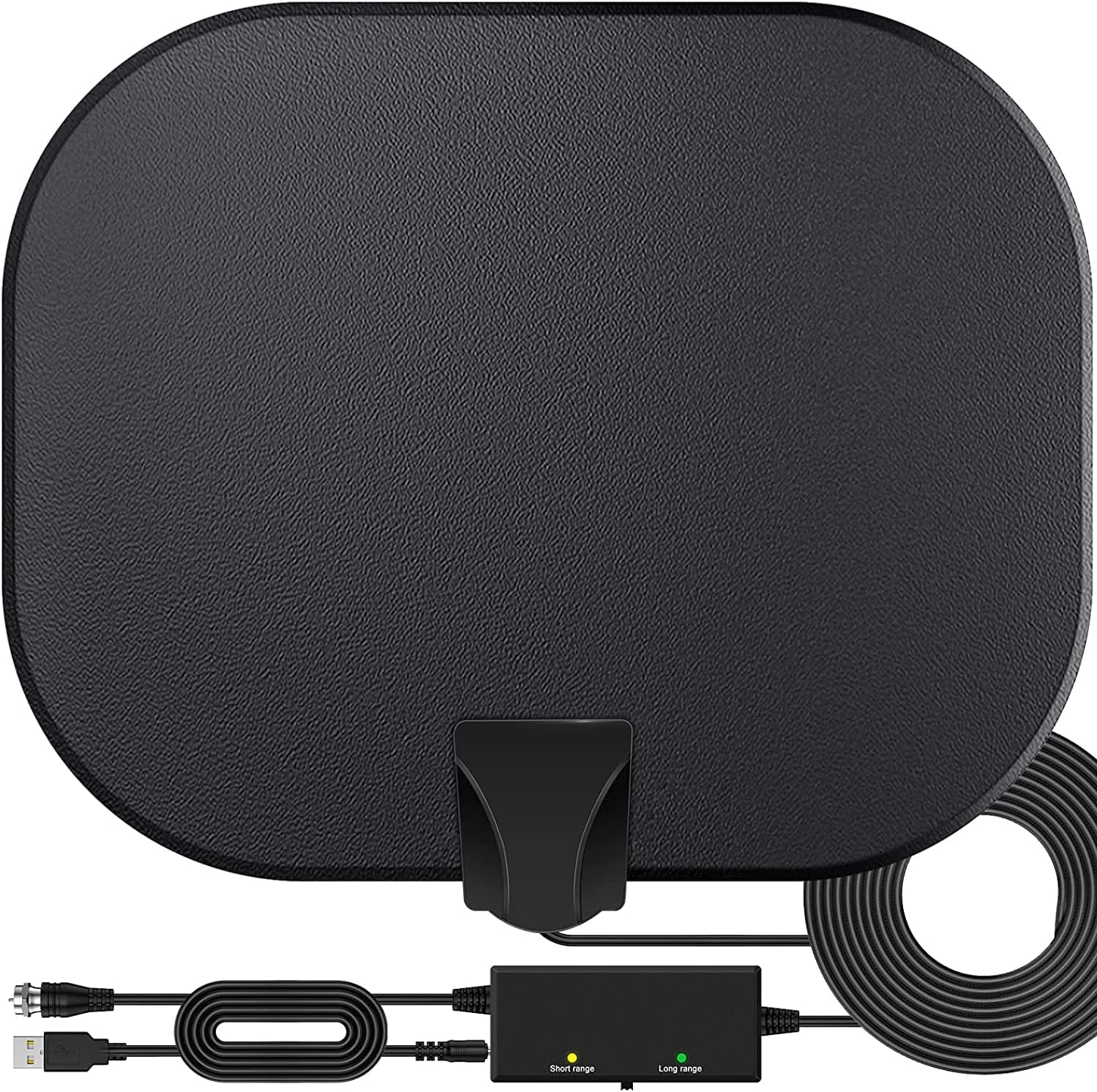 Amplified HD Indoor Digital TV Antenna Long 380+ Mile Range