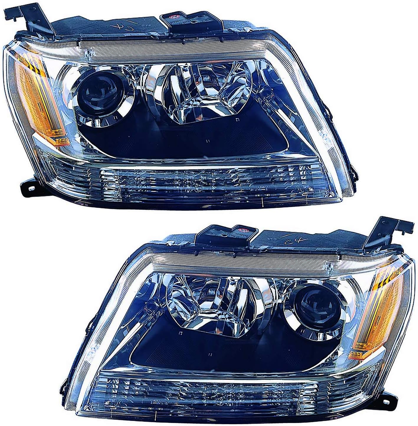 Amazon JP Auto Suzuki Grand Vitara ヘッドライトランプセット 2006 2007 2008 ハロゲン