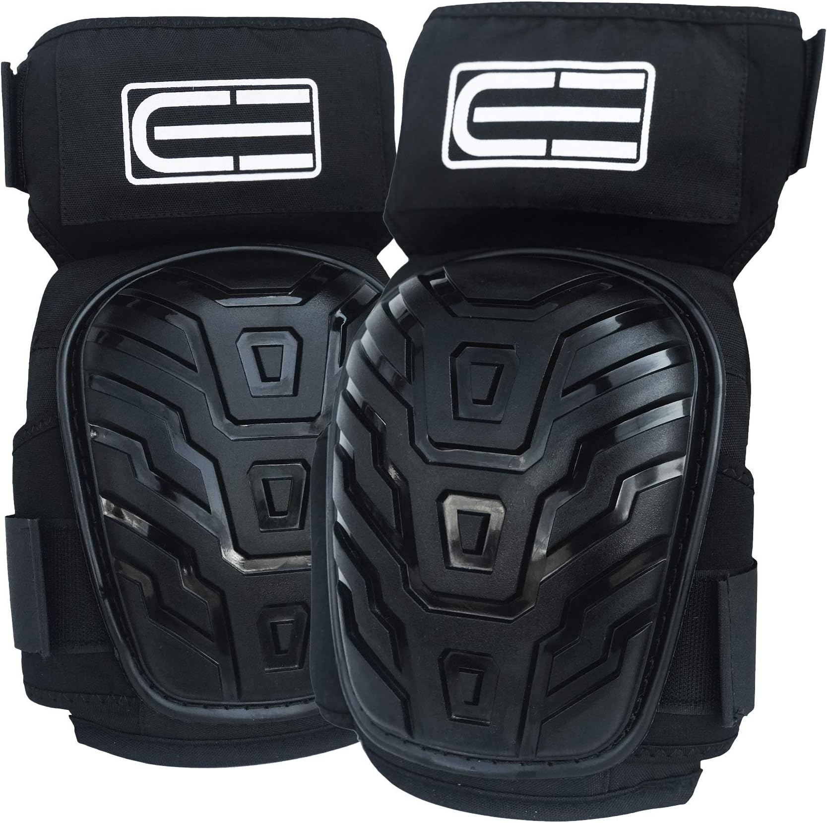 Professional Work Knee Pads - Durable Foam Padding and Comfortable Gel Cushion - Adjustable Straps with Thigh Support Designed to Prevent Slipping – Heavy Duty Protection