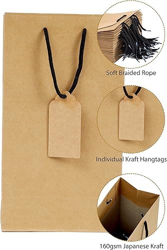 Miniatura 7 de TOHOKU PRIME Bolsa de regalo de vino para 2 botellas, 7.15 x 4 x 13 pulgadas, 24 bolsas de regalo para botellas de vino, 2 bolsas de vino para 2