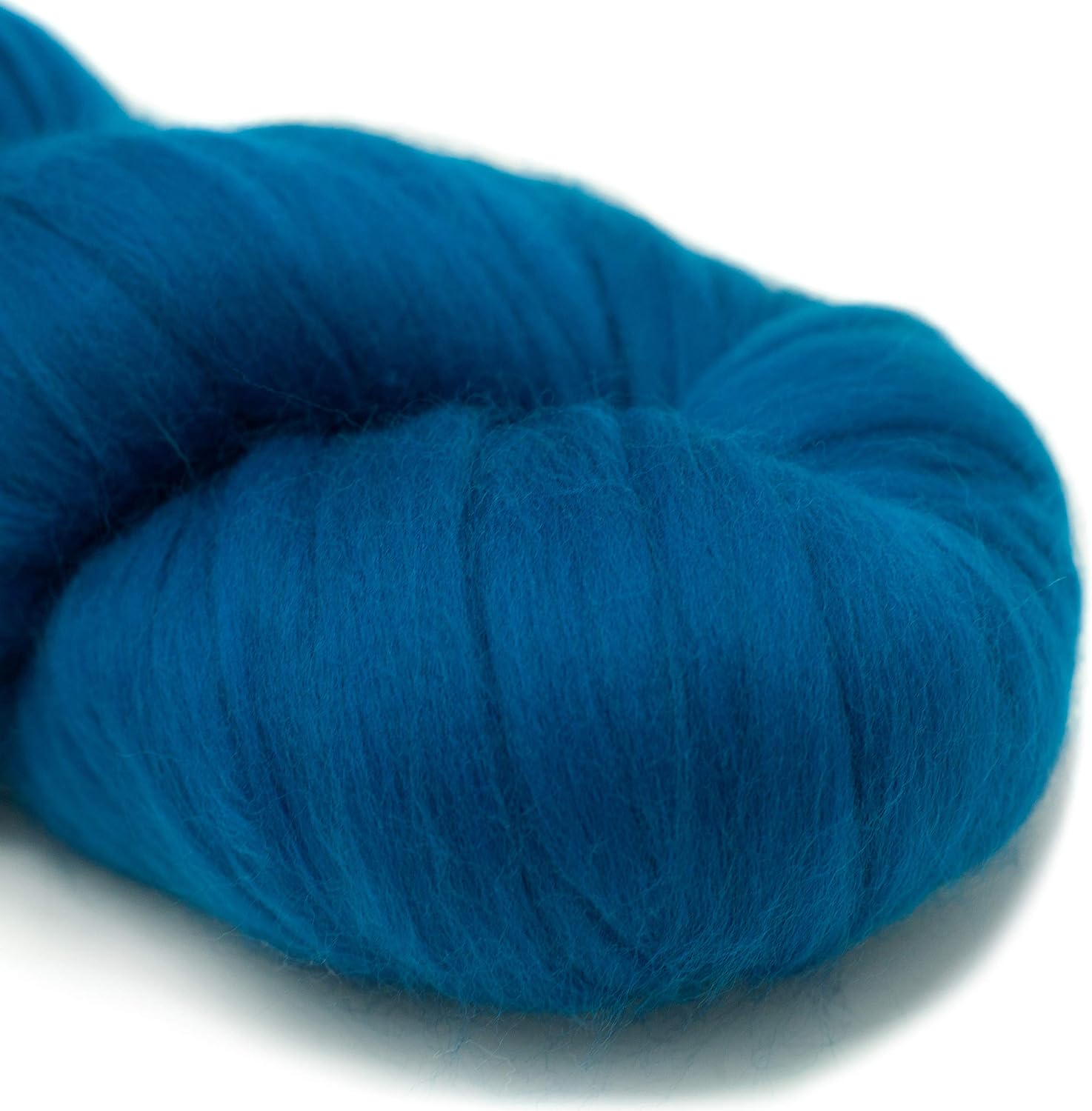Living Dreams Air Merino Super Bulky Chunky Wool Yarn. Thick Pencil Roving Yarn for Needle Knitting and Crochet. Made in USA, Petrol