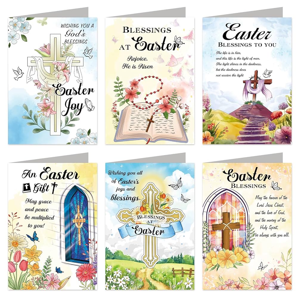 dpkow-religious-easter-greeting-cards-with-envelopes-24-pieces-bible-verse-inside-christian-easter-cards-for-kids-adults-perfect-for-easter-decorations-gifts-amazon-ca-office-products for Free Printable Easter Cards Religious DPKOW Religious Easter Greeting Cards with Envelopes, 24 Pieces, Bible Verse Inside, Christian Easter Cards for Kids & Adults, Perfect for Easter Decorations & Gifts : Amazon.ca: Office Products for Free Printable Easter Cards Religious