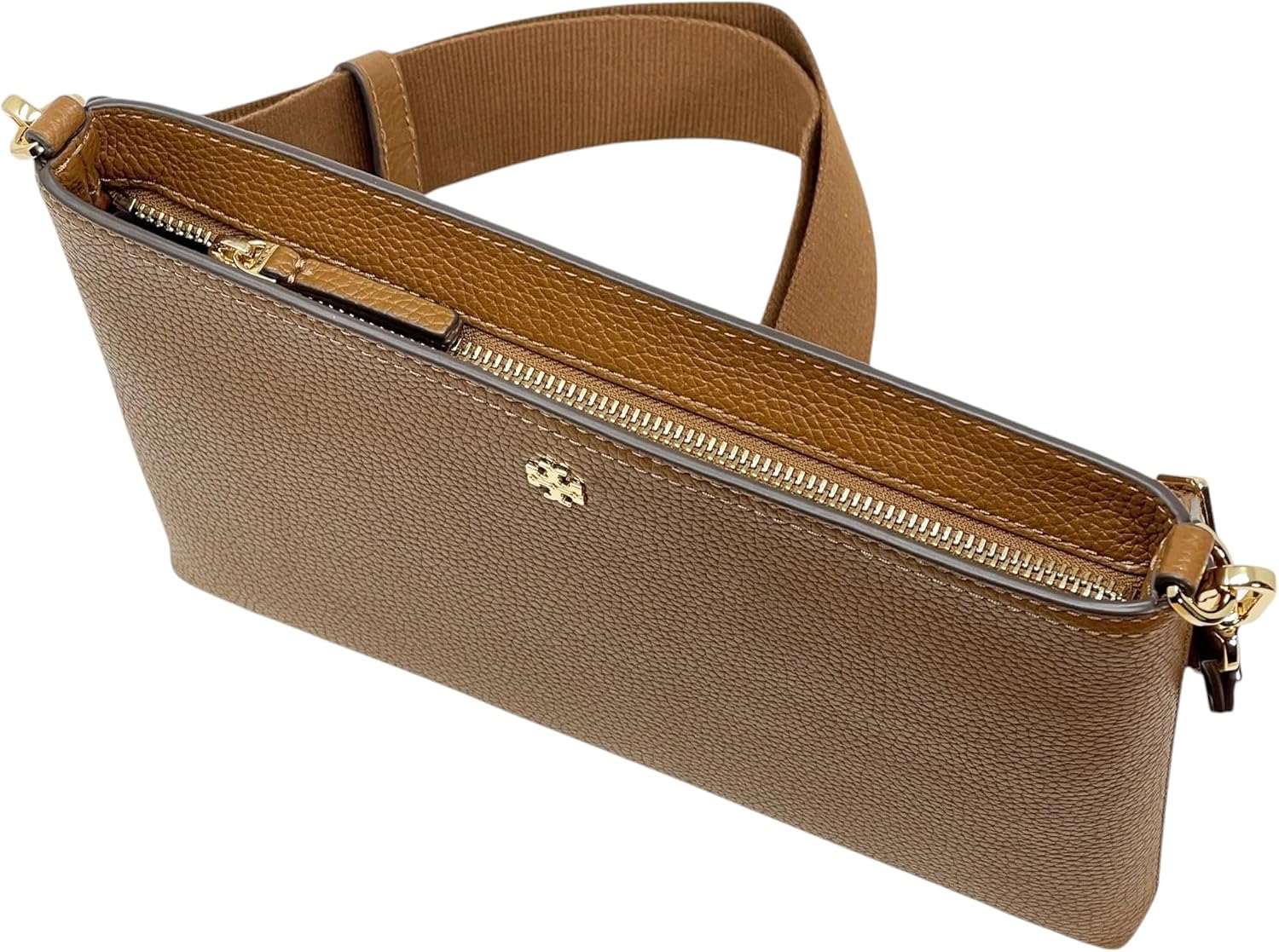 Tory Burch Womens 148314 Blake Swingpack Pebbled Leather Crossbody Shoulder Bag, - Image 3