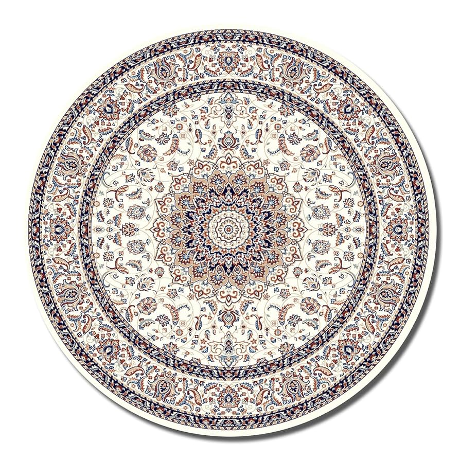 Amazon.com: MiZuH 2.6 x 2.6ft Round Rug for Bedroom,Soft