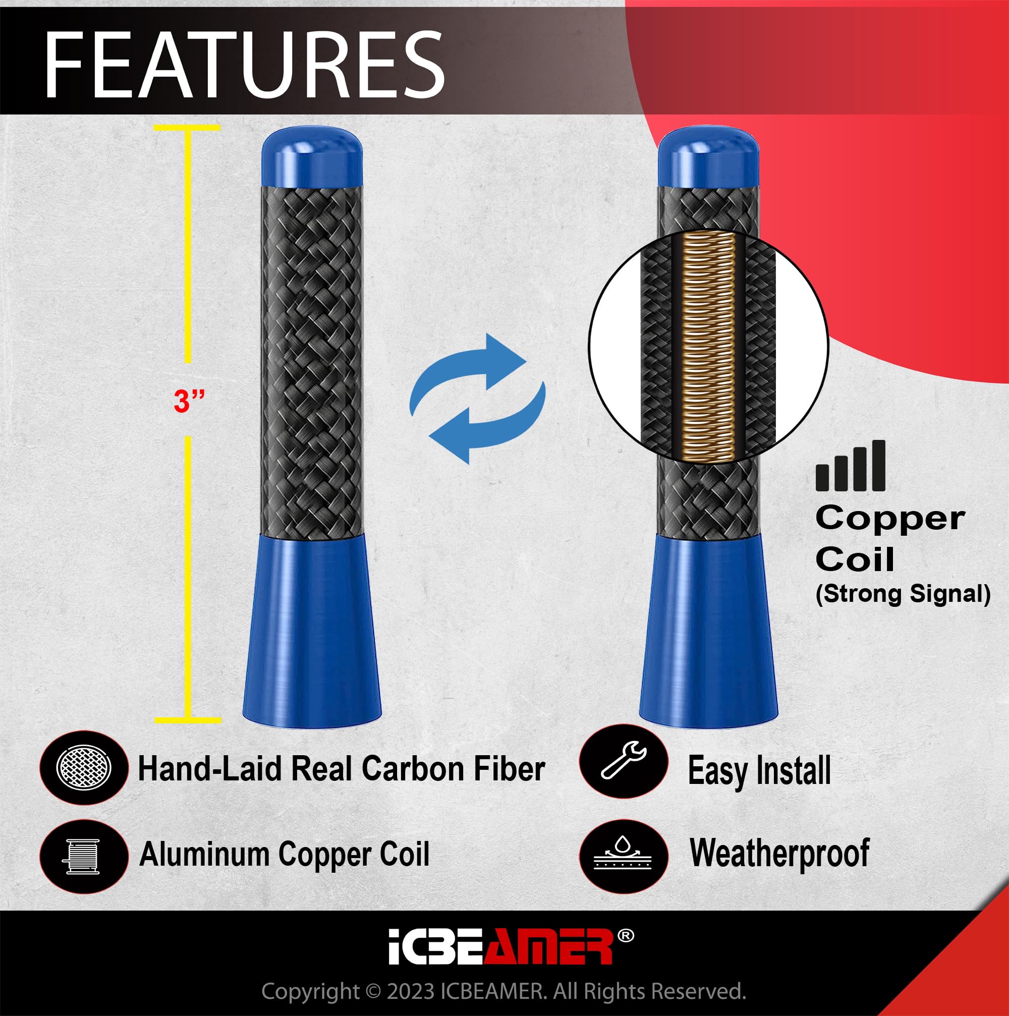 Metra 44-CR72 Antenna Adapter for Jeep Comanche Cherokee and Wrangler