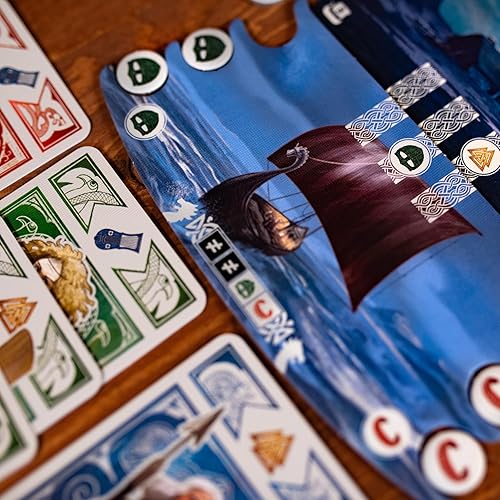 Miniatura 4 de Knarr Board Game - Form The Greatest Band of Vikings! Thrilling Exploration and Strategy Game, Fun Family Game for Kids & Adults, Ages 10+, 2-4