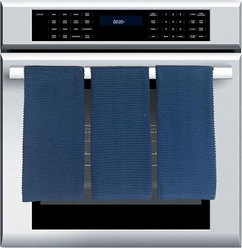 Miniatura 104 de Toallas de cocina verde salvia: 100% algodón paño de limpieza suave secado absorbente textura Terry Loop, juego de 3 multiusos para uso diario Negro