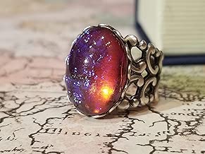 Rings Jewelry Kudosprs Com Lace Bezel Sterling Silver Ring 13x18 Dragons Breath Glass Opal Ring Adjustable 5 10 Rings Jewelry Kudosprs Com Lace Bezel Sterling Silver Ring 13x18 Dragons Breath Glass Opal Ring Adjustable 5 10