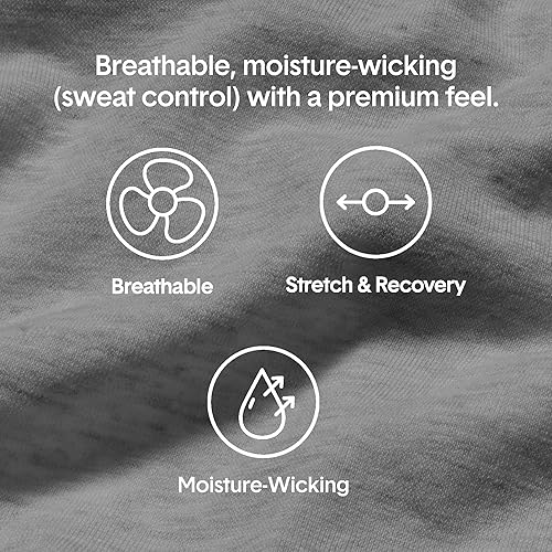 Miniatura 6 de Tommy John Supima - Calzoncillos tipo bóxer de algodón fresco de 4 pulgadas con bolsa de contorno de apoyo, cintura suave y transpirable