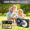 Compact Digital Camera with Sd Card, 32GB, Small Digital Camera with 16x Digital Zoom, 2.4 Lcd Screen Cheap Vlogging Photo Camera for Kids, Beginners