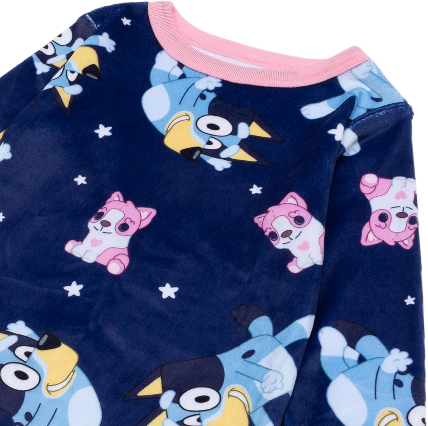 Bluey girls 2-piece Loose-fit Pajama Set, Soft & Comfortable - Image 2