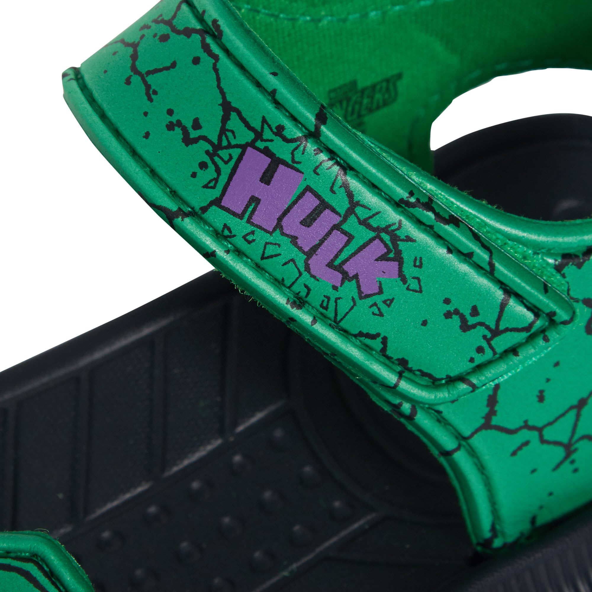 Marvel Incredible Hulk Sandals Boys Summer Sliders EVA Beach Shoes