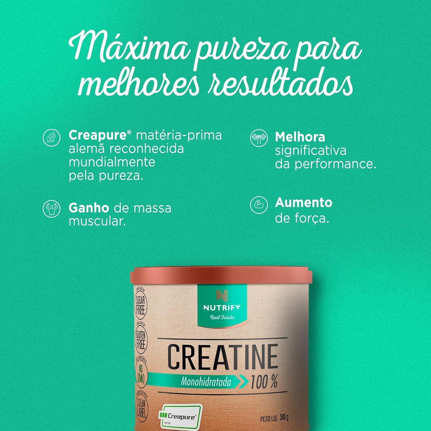 Creatine Creapure (300g) – Único, Nutrify em promoção! Veja a oferta e mais achadinhos de Vitaminas & Suplementos 4 Hoje é o melhor dia para comprar Creatine Creapure (300g) – Único, Nutrify com aquele preço maroto! Promoção! Aproveite a oferta! 4