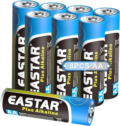 Miniatura 8 de EASTAR BTS Paquete de 20 pilas AA de alta capacidad, 1,5 V, doble A, batería alcalina AA de larga duración, diseño a prueba de fugas