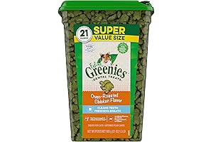 Greenies Feline Adult Natural Dental Care Chicken Flavor Cat Treats