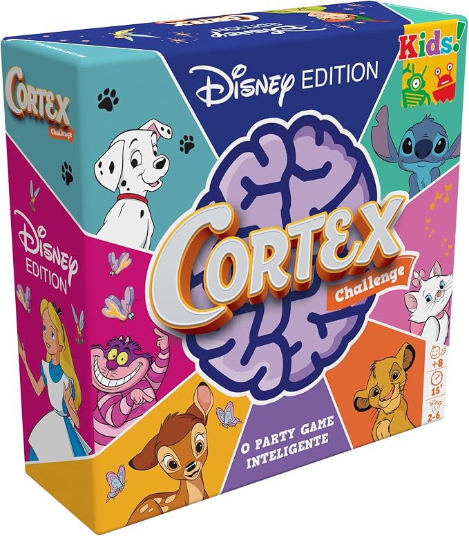 Asmodee Galápagos Cortex: Disney Edition, 2 a 6 Jogadores, Idade +8