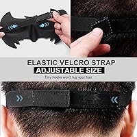 Vista 5 de Máscara de ojos para dormir máscara de sueño contorneada 3D hecha de espuma viscoelástica ligera y cómoda con correas ajustables cubierta de ojos