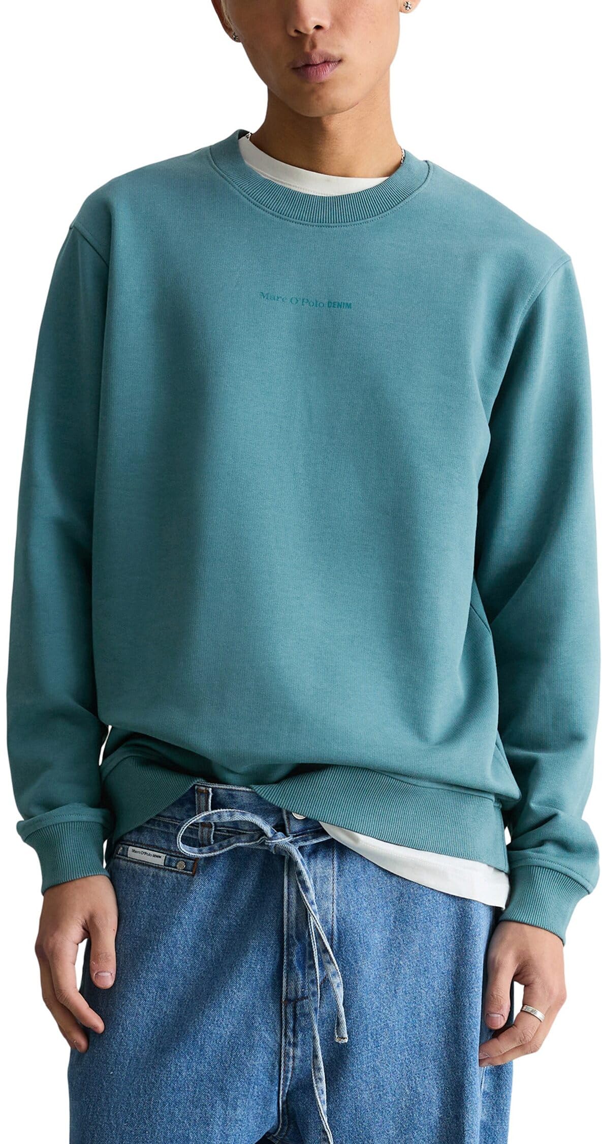 Marc OߴPolo Denim Herren Sweatshirt aus Bio-Baumwolle mit Logo