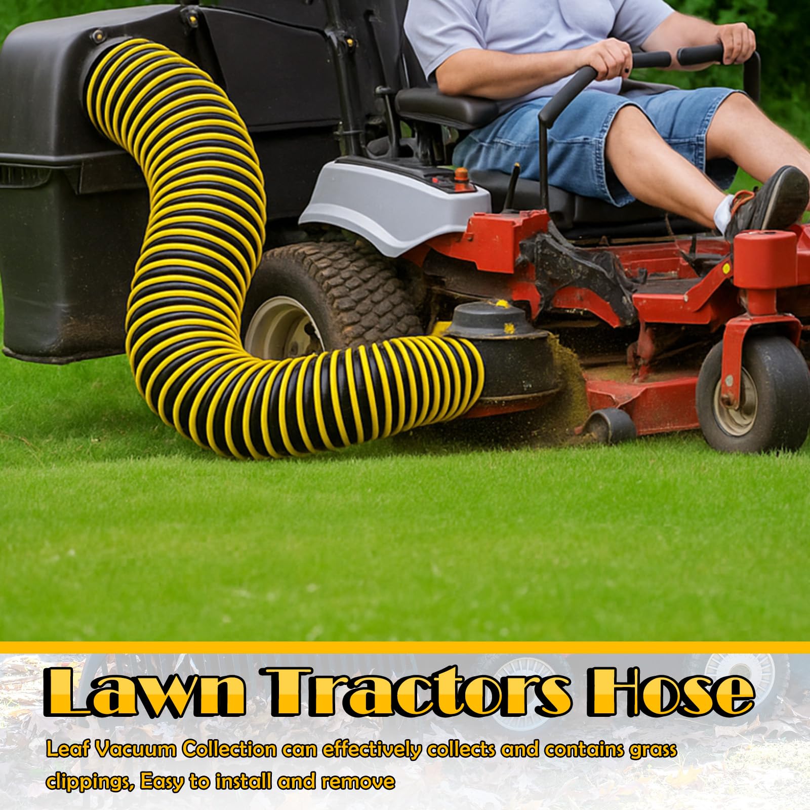 Riakrum Leaf Vac Hose - 8ft Leaf Collector -7