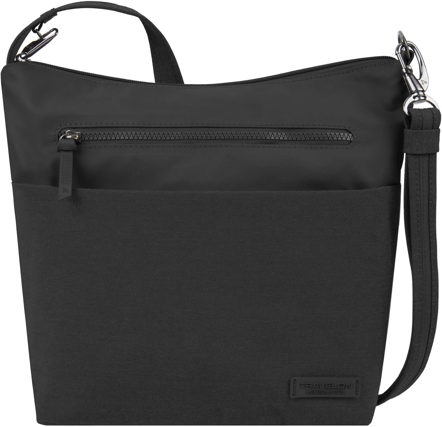 Travelon: Anti-Theft Metro Crossbody Bag - Black