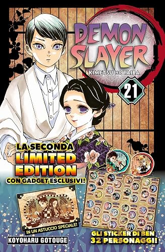 Demon slayer. Kimetsu no yaiba. Limited edition. Con Adesivi (Vol. 21) (Big)