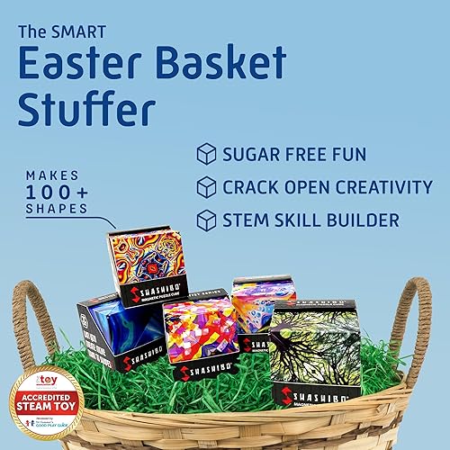 Miniatura 2 de Shashibo - Cubo que cambia de forma, juego para aliviar la ansiedad con 36 imanes de tierras raras, premiado y patentado, extraordinario cubo mágico