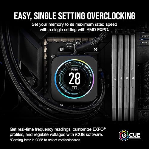 Miniatura 4 de Corsair Vengeance DDR5 64GB (2x32GB) 5600MHz C40 AMD Optimized Desktop Memory (regulación de voltaje incorporada, perfiles de exposición AMD