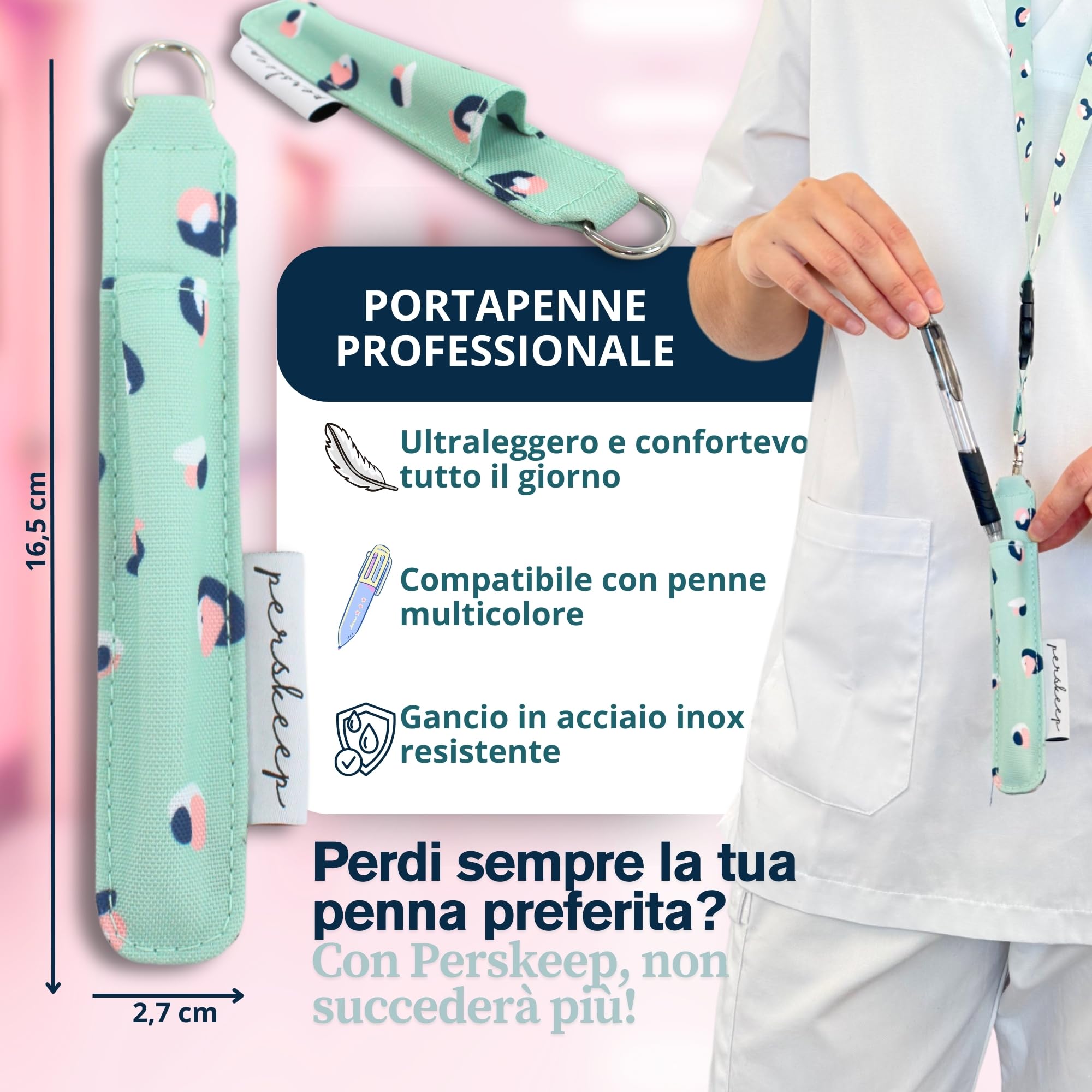 Porta badge infermiere | infermiere accessori | rompifiala infermiera | apri fiale di vetro infermiere | porta penne infermieri da tasca | portachiavi infermiera | regalo infermiera