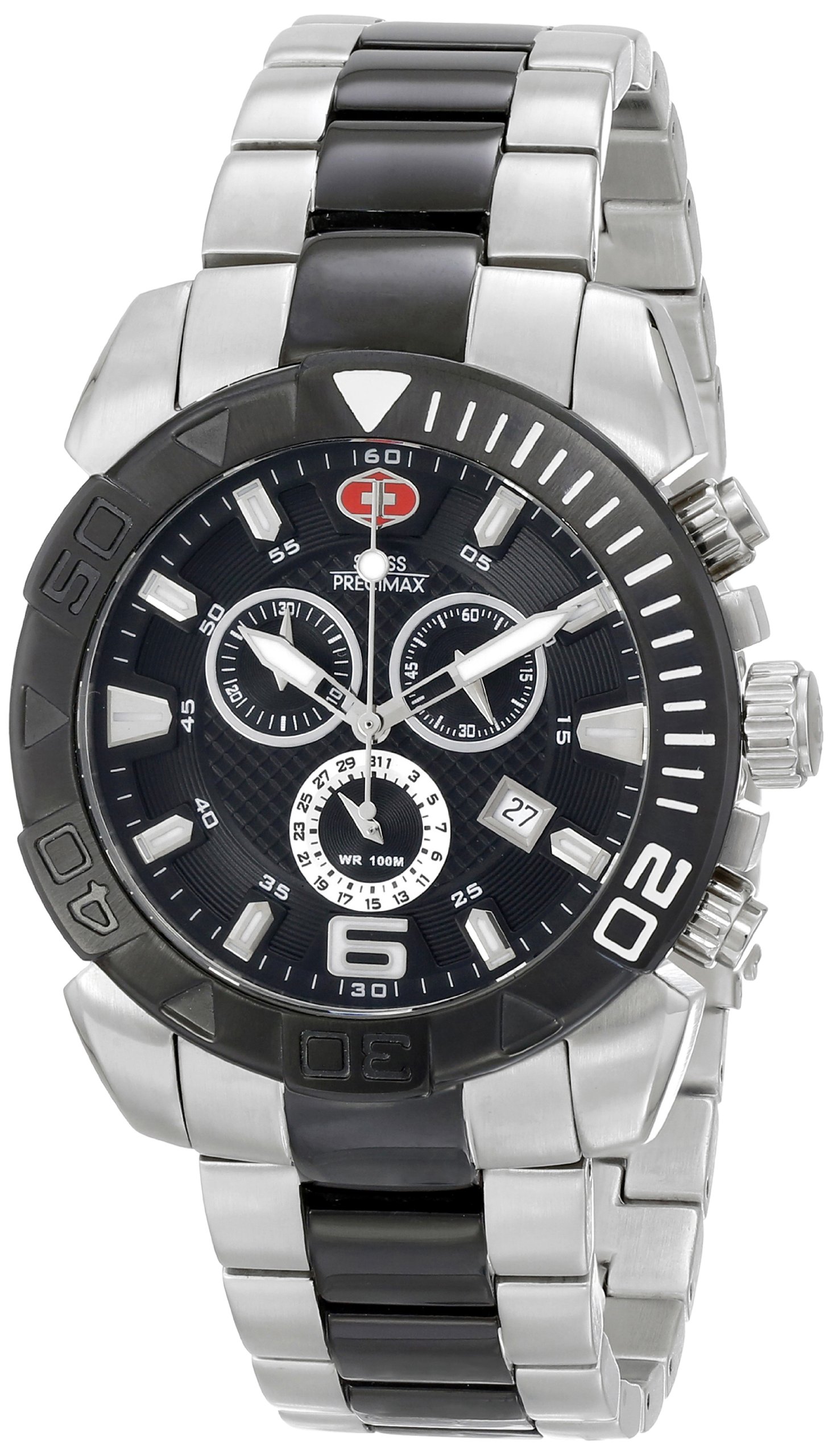 Men's SP13119 Recon Pro Analog Display Swiss Quartz Gold Watch