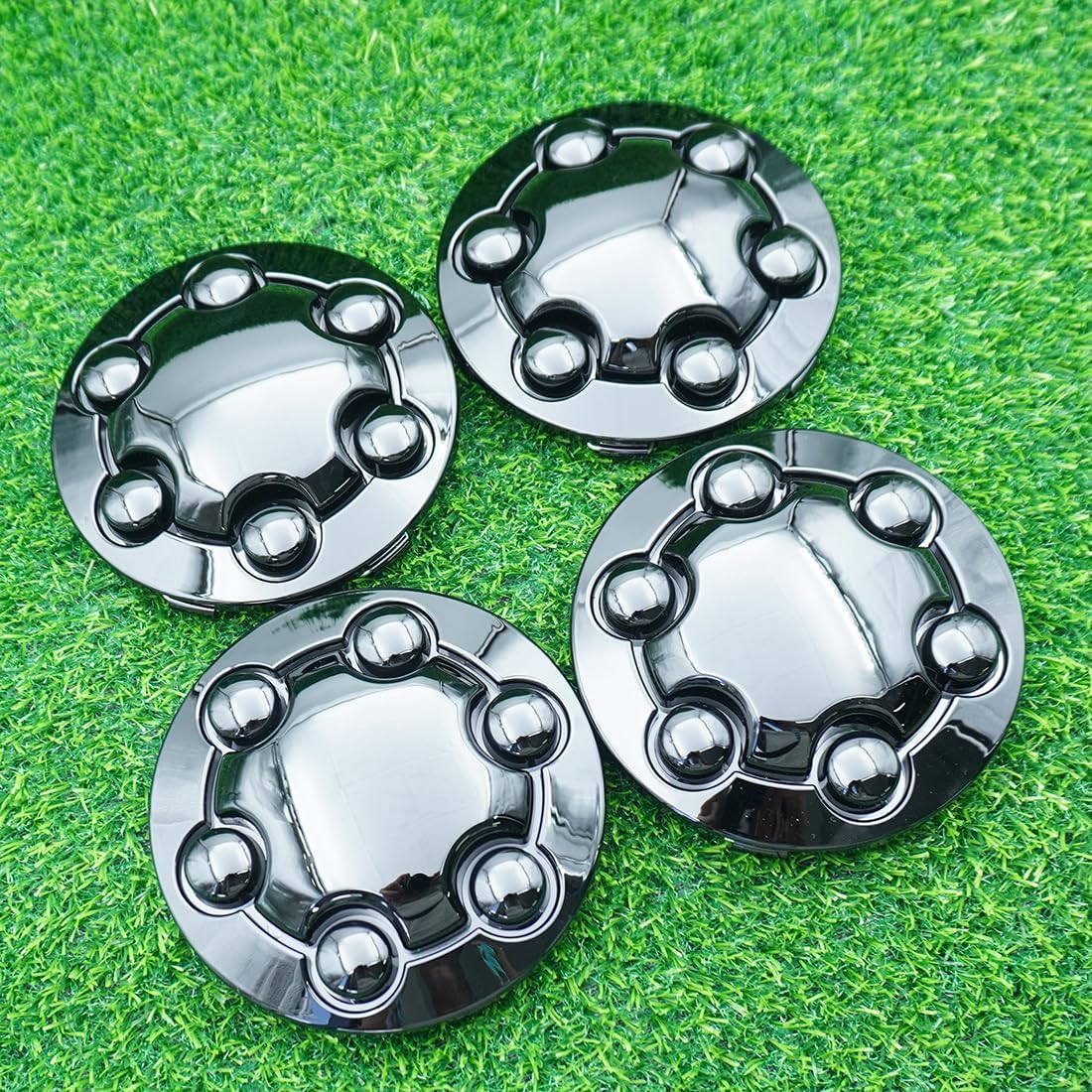 2Pc 15" Aluminum Wheel hub Center Cap Replacement for 1991-1996 Dakota Truck