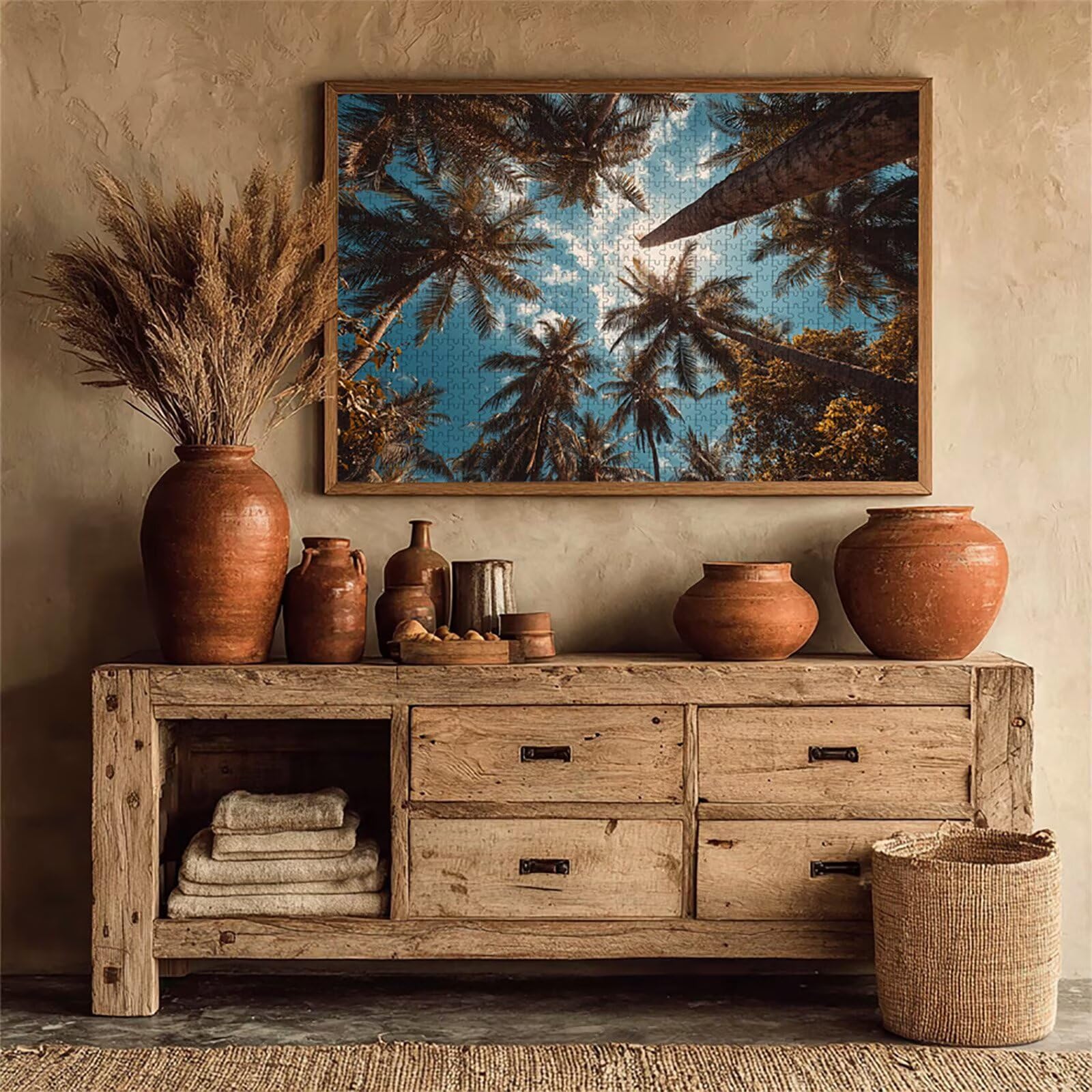 Niebo Puzzle 6000 sztuk dla dorosłych, drewniane puzzle z pudełkiem 179 x 105 cm, pomysł na prezent dla mężczyzn i kobiet, zabawne gry rodzinne, gry wyzwania, wykwintne opakowanie na prezent, wystrój