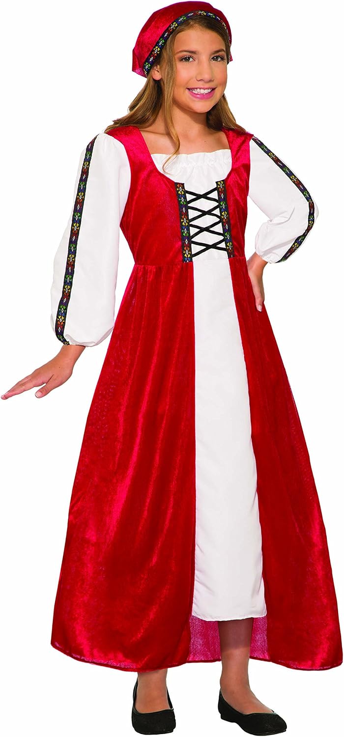 Forum Novelties Child's Renaissance Faire Girl Costume, Large