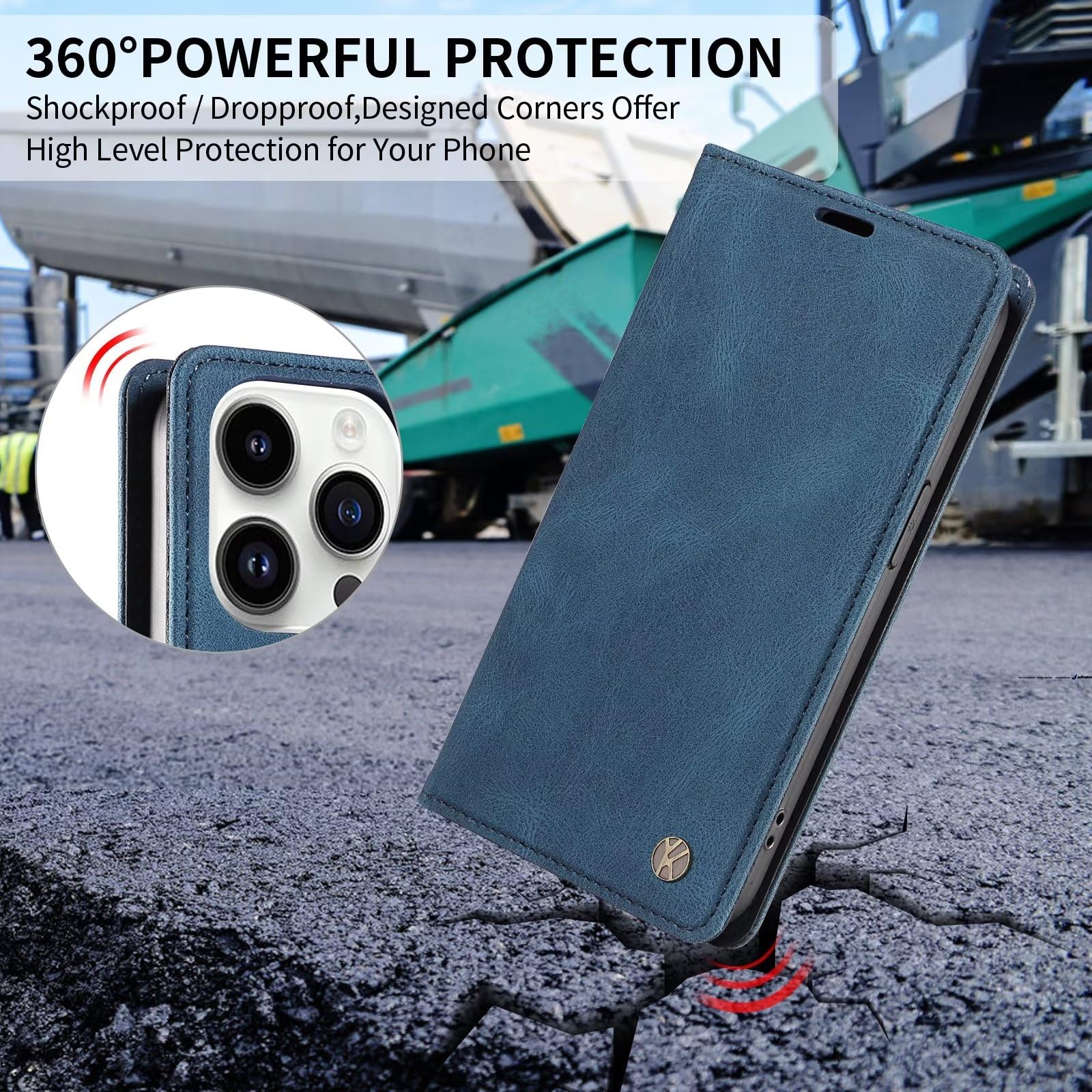 Funda Para Honor 100 5G - Funda De Cuero PU Con Soporte Plegable Y Protector De Pantalla Incluido