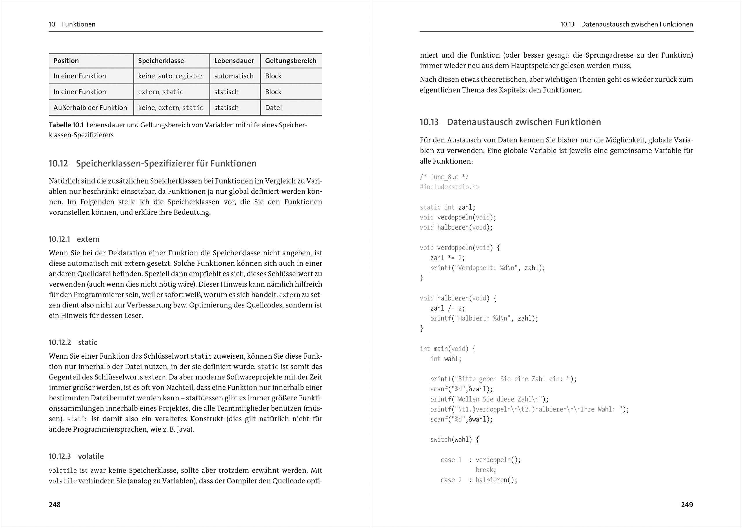 C von A bis Z: Das umfassende Handbuch für die Programmierung mit C. Zum Lernen und Nachschlagen. Aktuell zum Standard C23
