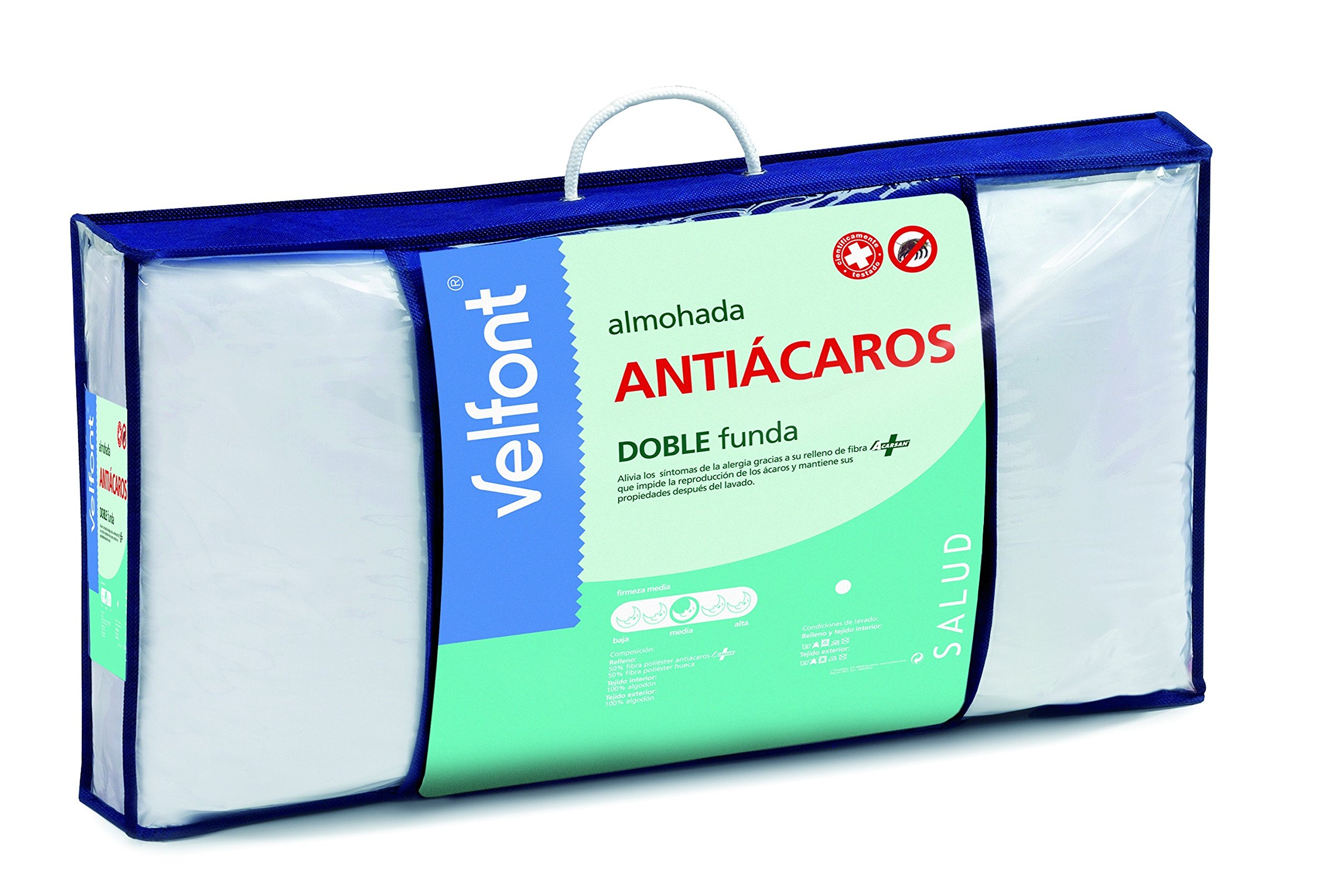 Almohada Visconube Antiácaros (105 cm)