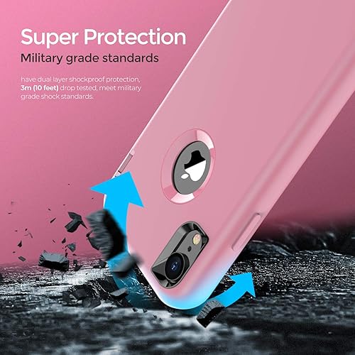 Miniatura 5 de ORIbox - Funda compatible con iPhone XS Max, acabado suave de silicona líquida exterior