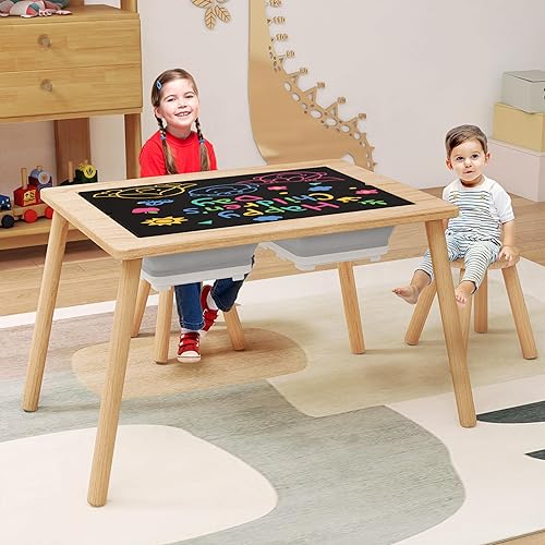Miniatura 7 de Mesa sensorial, mesa de arena para niños, mesa de arena para interiores, mesa sensorial para niños pequeños, mesa sensorial para niños pequeños con