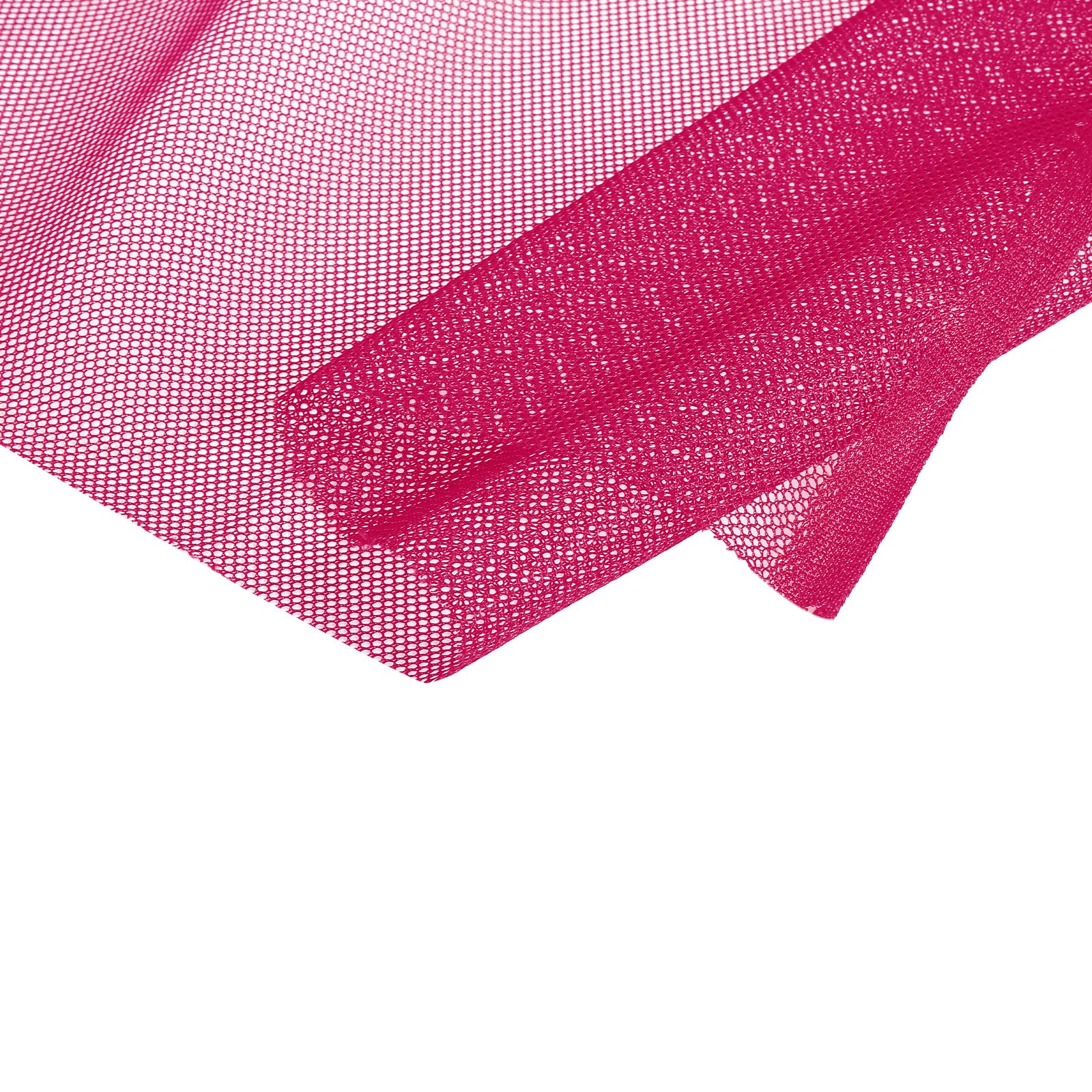sourcing map 120cm/46.8inch Mesh Fabric Lightweight Sheer Slightly Stretchy for Backpack Pocket and Straps, Netting Clothes, Netting Bag, Shopping Bag Red 1yard