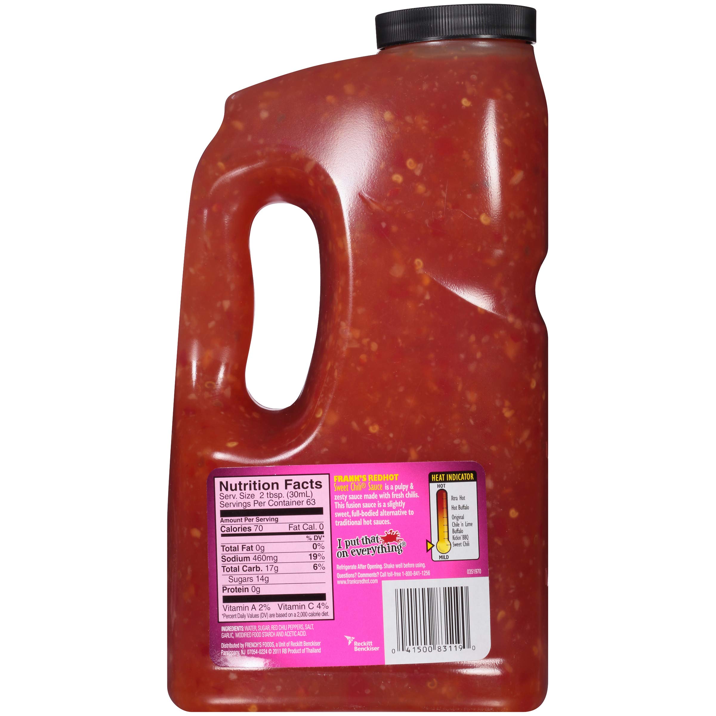 Frank's RedHot Sweet Chili Sauce, 0.5 gal One Half Gallon Bulk