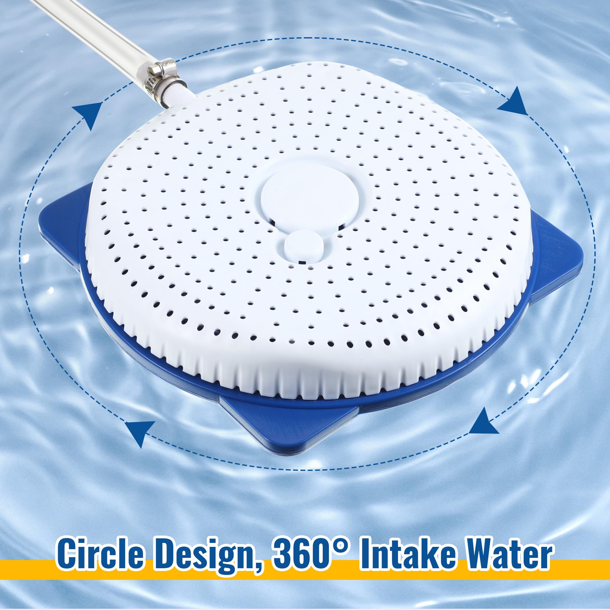 Enhon Pool Cover Siphon Pump for Above Ground, Autumn Winter Swimming