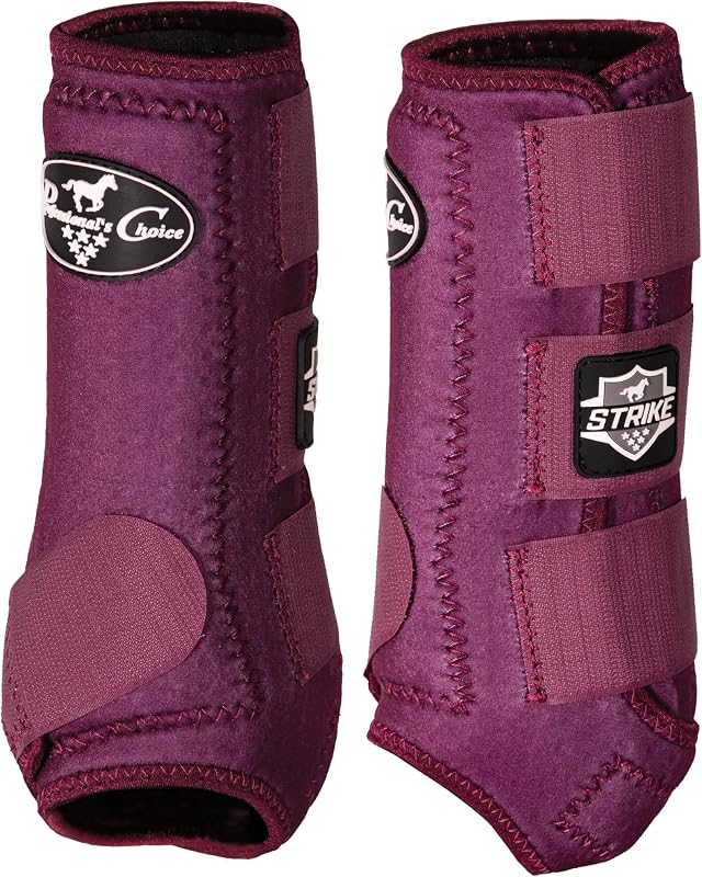 Bota para Cavalos Professional's Choice Strike Sports Medicine com Proteção em TPU e Neoprene VenTECH – Par, Tamanho Grande