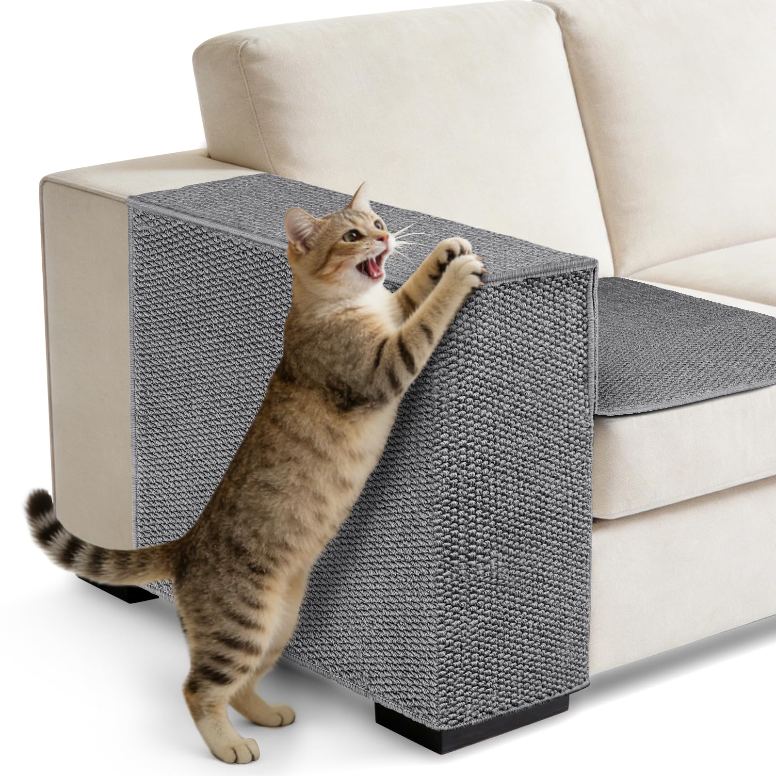 ENONCI Protection de canapé griffoir pour Chat – Protections d'angle et d'accoudoirs pour Chats, Protection de Meubles Contre Les Griffes de Chat