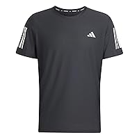 Adidas Uomo Own The Run Tee, Black