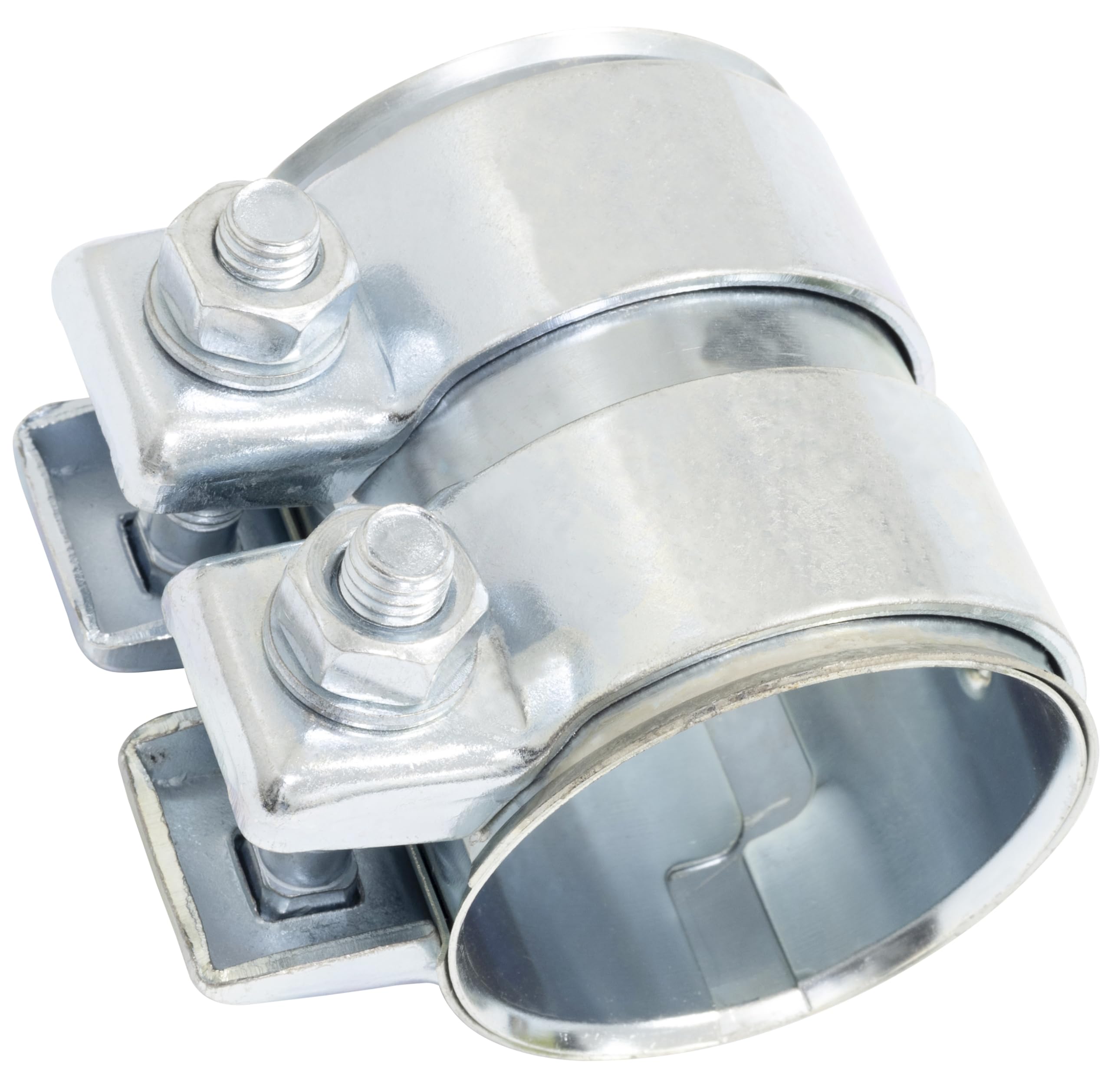 Abrazadera de escape con doble sujeción AERZETIX de 60 mm para una fijación hermética y firme