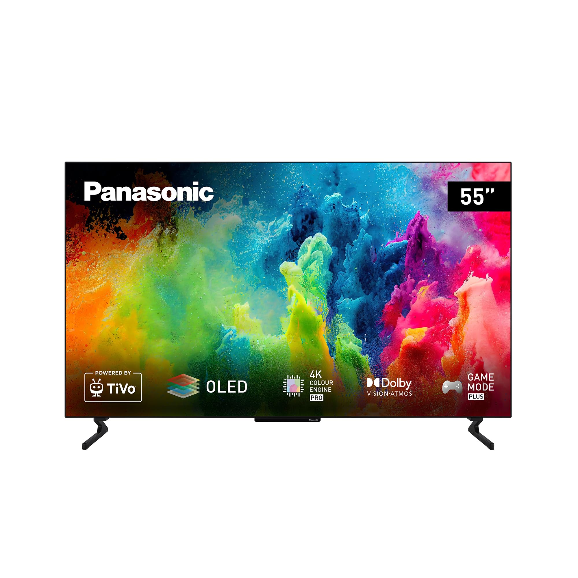 Panasonic TB-55Z60AEG, Z60A-Serie, 55 Zoll 4K Ultra HD OLED Smart-TV, 2025, TiVo, Dolby Vision & Atmos, Game Mode Plus, Alexa & Google Support, Bluetooth, Schwarz